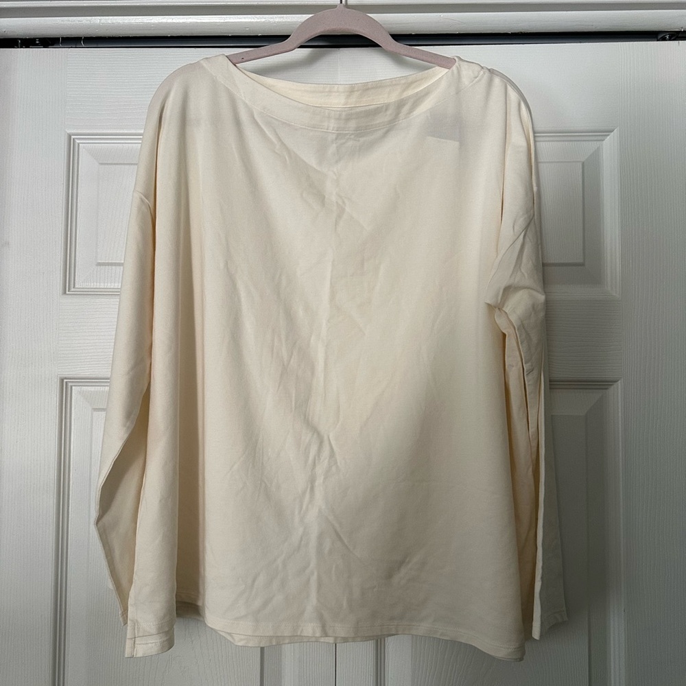 NWT J. Jill cream shirt